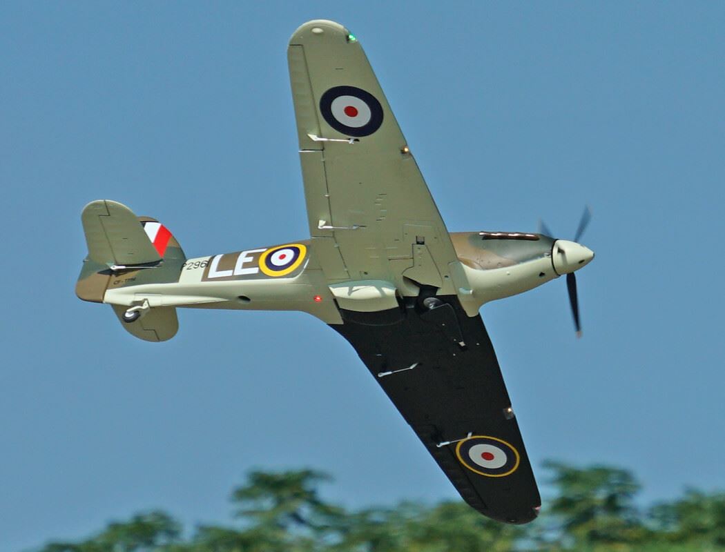 Xfly Hawker Hurricane Mk1 Brown/Green 1200Mm Pnp