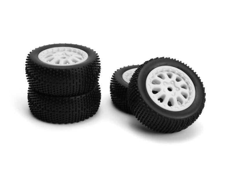 Sidepin Sc Wheel/Tyre Set (White/Front/Rear)