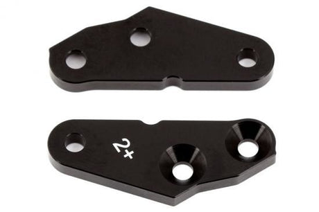 ASSOCIATED RC8B3.1 FT STEERING BLOCK ARMS +2 DEGREE ALUMINIUM