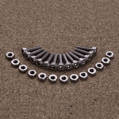 GMADE S/LESS STEEL HEX BOLTS/ NUTS FOR 1.9 VR01 B/LOCKS (2)