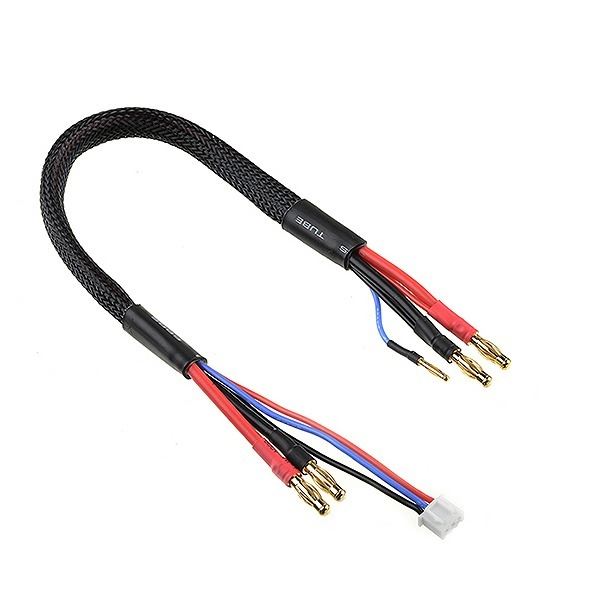 Corally Charge/Balance Lead 4mm Bullit Connector 2S Charger - 2S Xh Connector 2mm Bullit Connector
