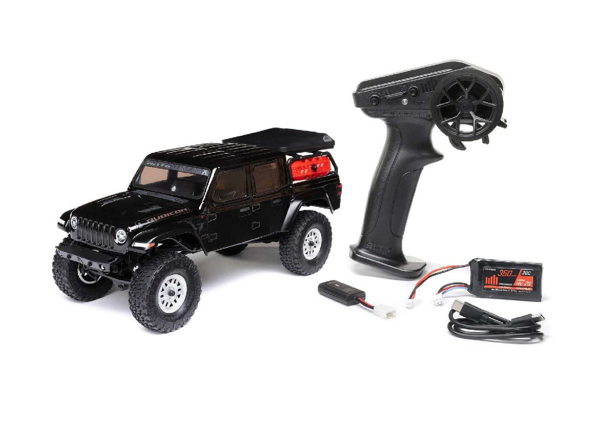 Axial SCX24 Jeep Gladiator 4WD Rock Crawler RTR, Black