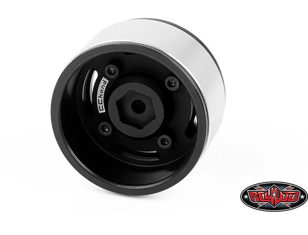 RC4WD ANALOG 1.9'' ALUMINUM CAP WHEELS (BLACK)