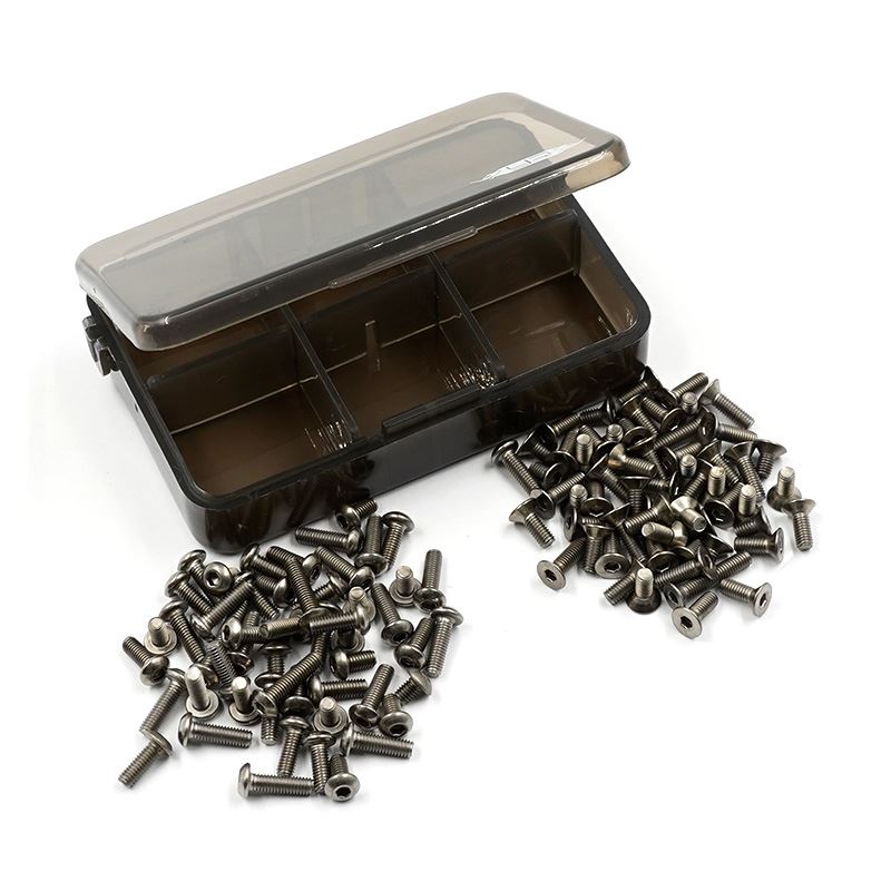 Yeah Racing Titanium Screw Assorted Set W/Box For Xpress At1S