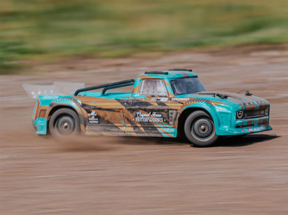 Arrma INFRACTION 4X4 1/8 MEGA Resto-Mod Truck RTR Int, Teal/Bronze