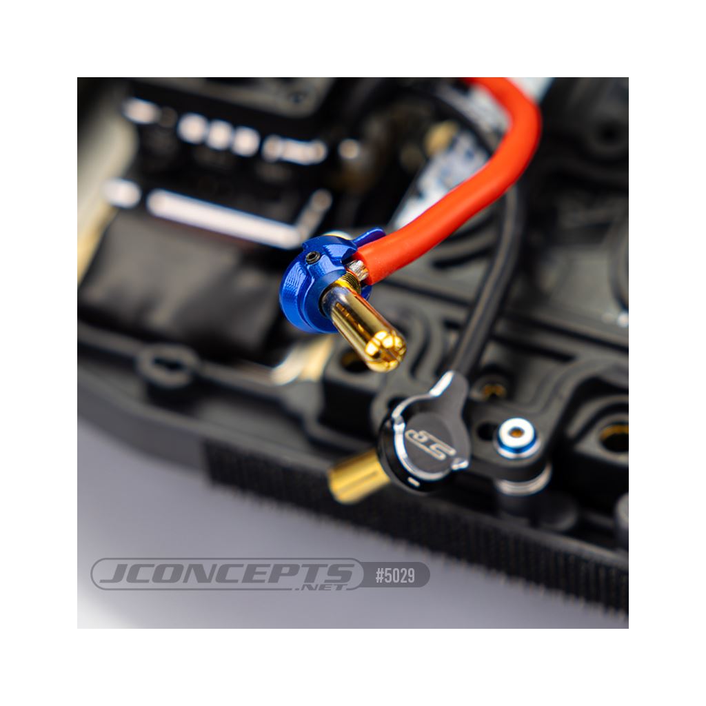 Battery Plug Pull Set w/plugs 5mm Blue + Black