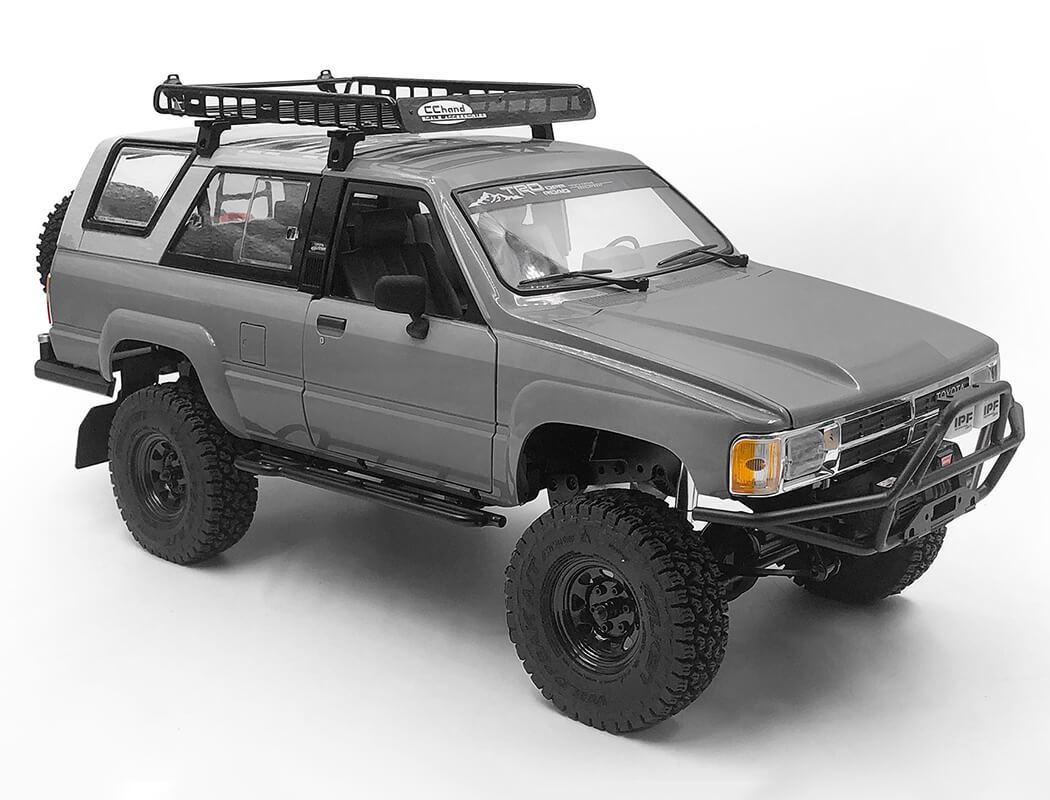 RC4WD CHOICE ROOF RACK W/RAILS AND REAR LIGHTS FOR 1985 TOYOTA 4RUNNER HARD BODY