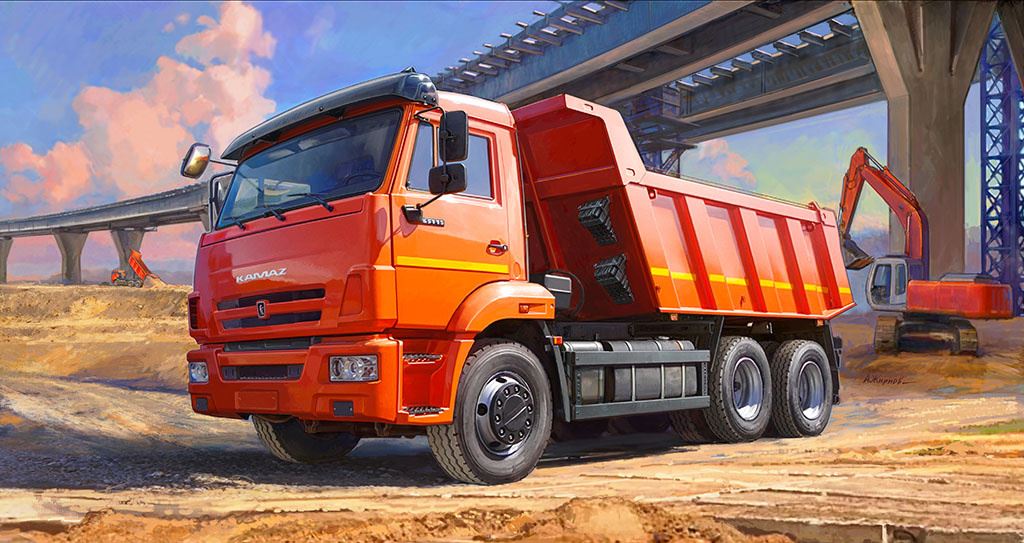 Zvesda Kamaz 65115 dump truck