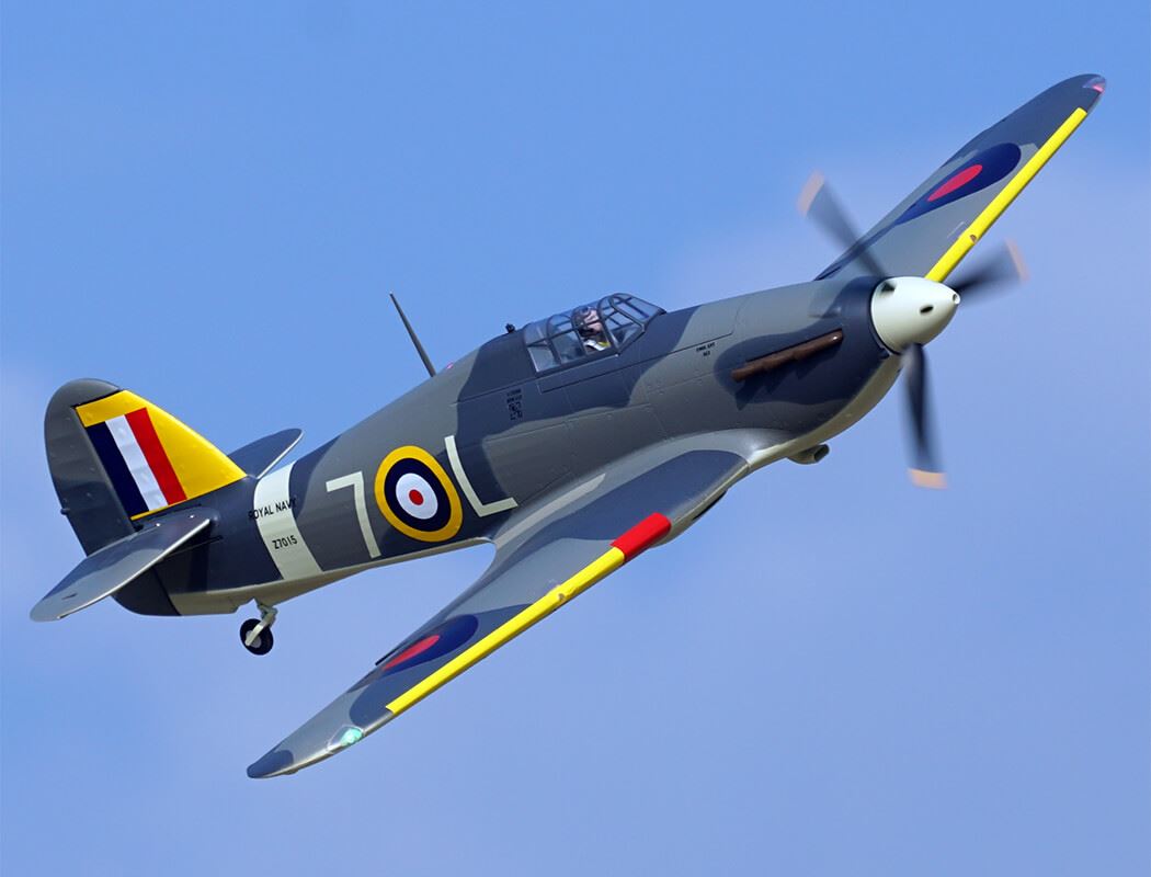 Xfly Hawker Sea Hurricane Mk1 Grey/Green 1200Mm Pnp