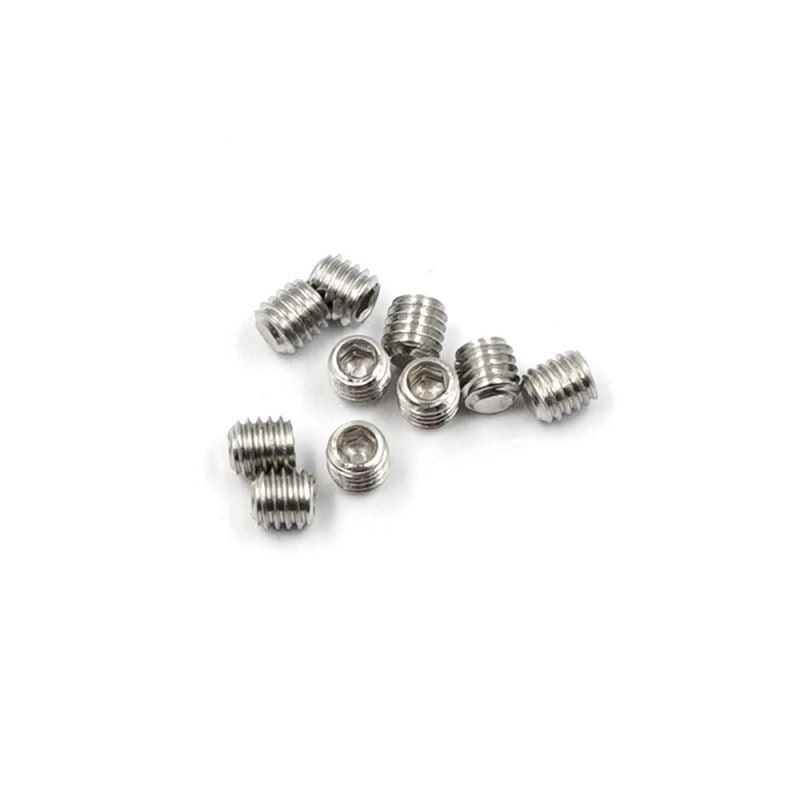 Yeah Racing Stainless Steel M3x3mm Hex Socket Screws 10 pcs