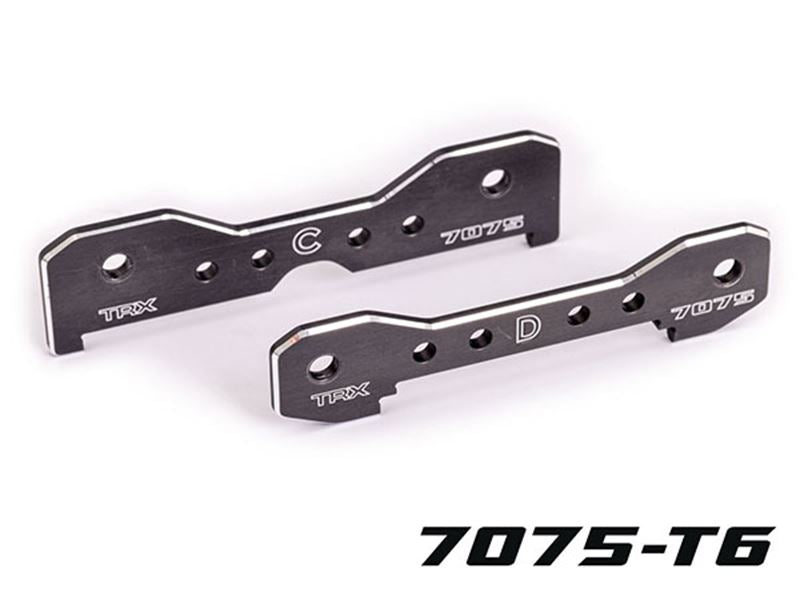 Traxxas Sledge 7075-T6 Aluminium Rear Tie Bars - Dark Titanium Anodized