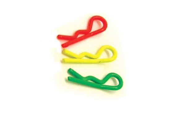 Fastrax Flourescent Green Sm Clips