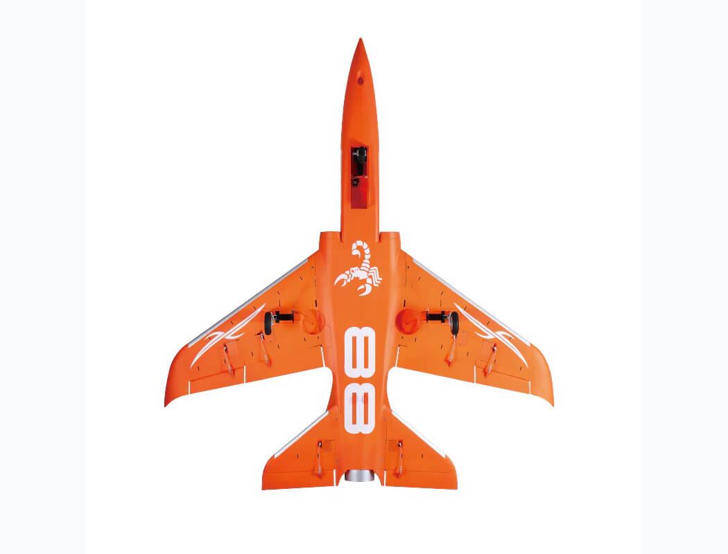 Fms 90Mm Edf Super Scorpion Pnp V2 8S Jet - Orange