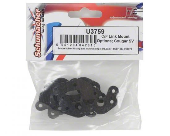 Schumacher CF Link Mount Options; Fr & Rr - Cougar SV Set 5