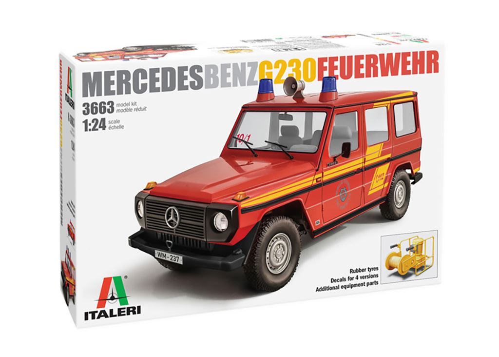 Italeri Mercedes G230 Feuerwehr