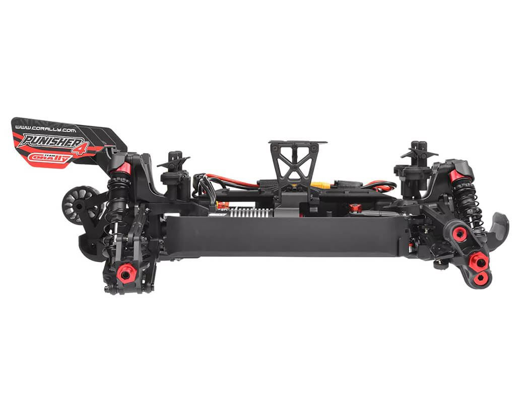 Corally Punisher 4 Brushless 4S Basher Truck Rtr - Red