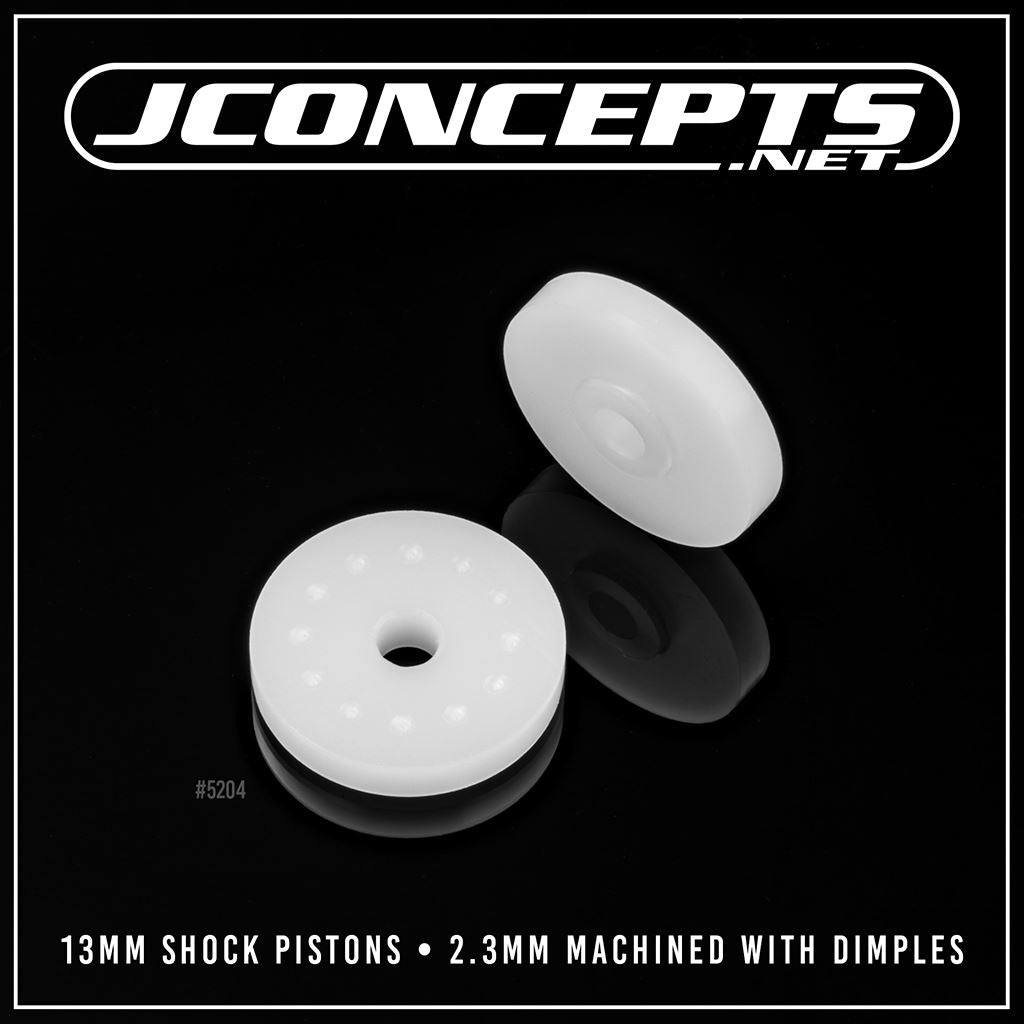 13Mm Shock Pistons 2.3Mm Machined Dimples 2Pc