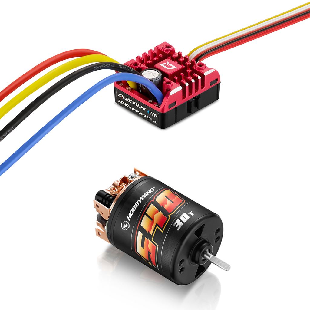 QUICRUN COMBO -WP-1080 G2 & 540-30T Brushed Motor