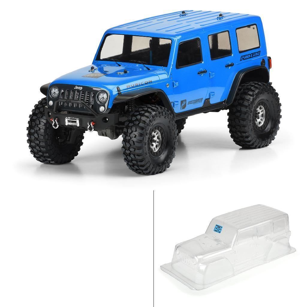 Proline 1/10 Jeep Wrangler Unlimited Rubicon Clr Body 12.8In Wb Trx-4