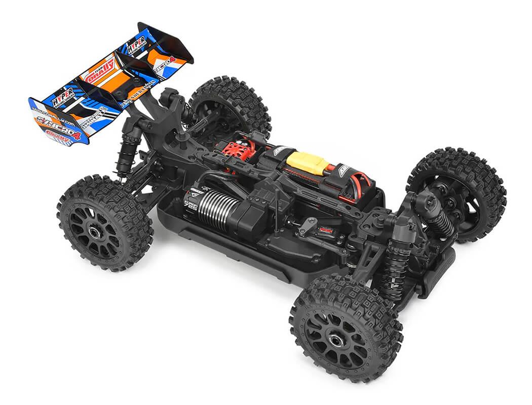 Corally Syncro-4 Brushless 4S Basher Buggy Rtr - Orange/Blue