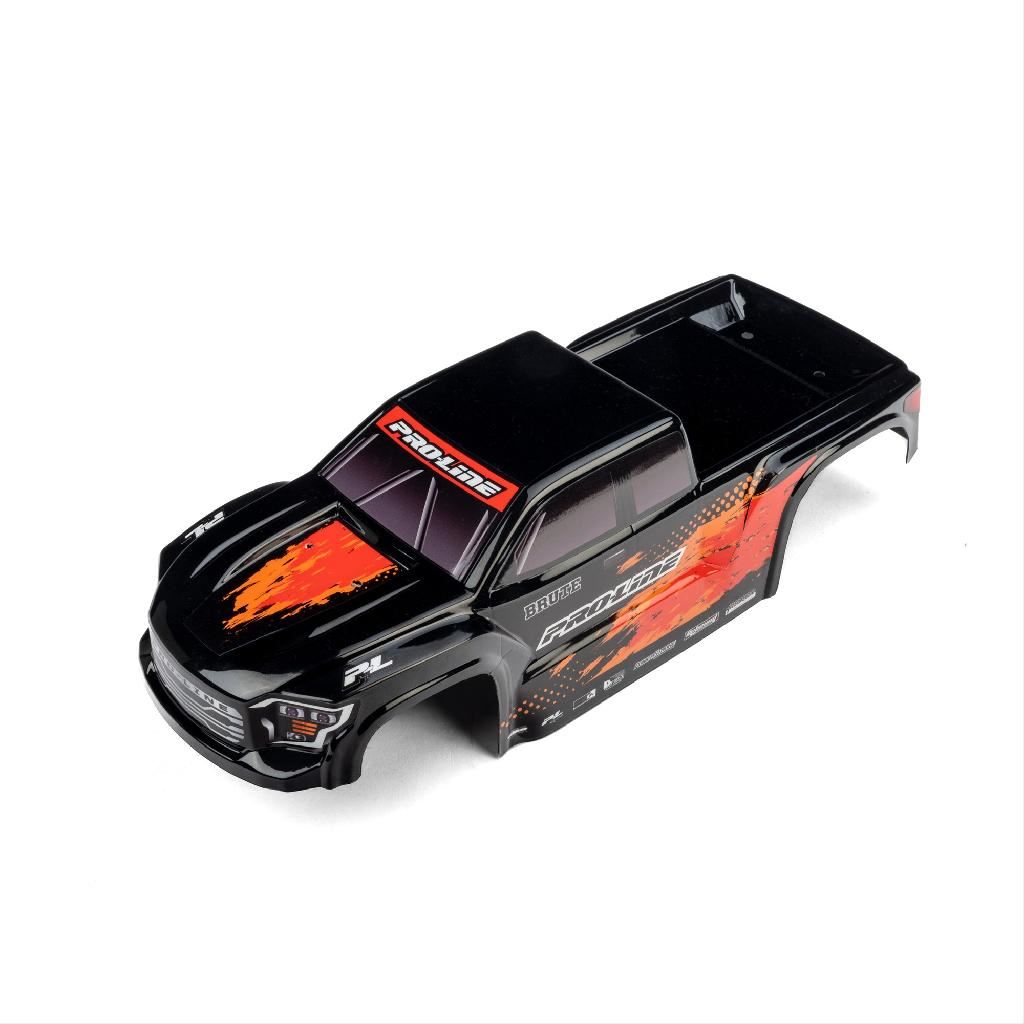Pro-Line 1/16 Pre-Cut Truck Body Tough Color Black: Traxxas Mini Maxx