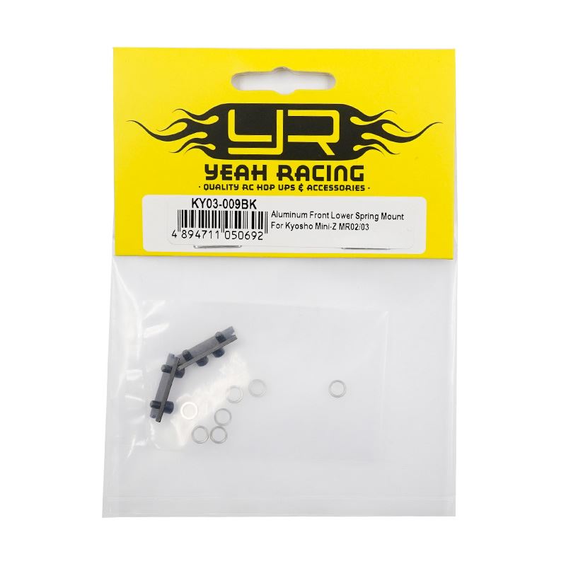 Yeah Racing Aluminum Front Lower Spring Mount For Kyosho Mini-Z MR03