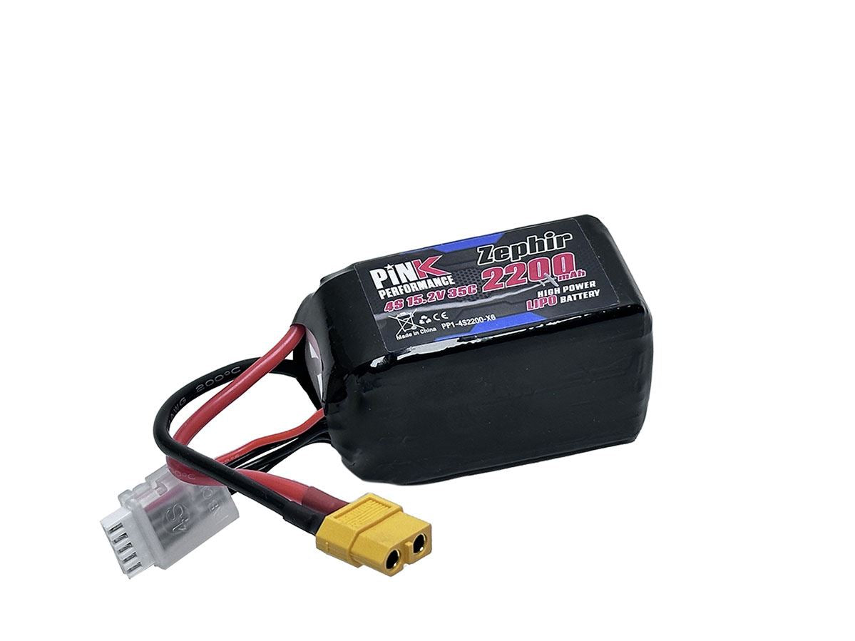 Pink Performance Zephir Lipo 4S 14.8V-2200-35C (Xt60)106X35X31Mm 235G
