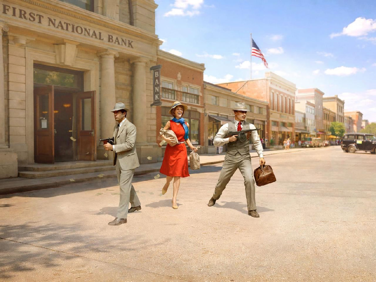 Icm 1920S Gangsters With Tommy Guns (3 Figures)