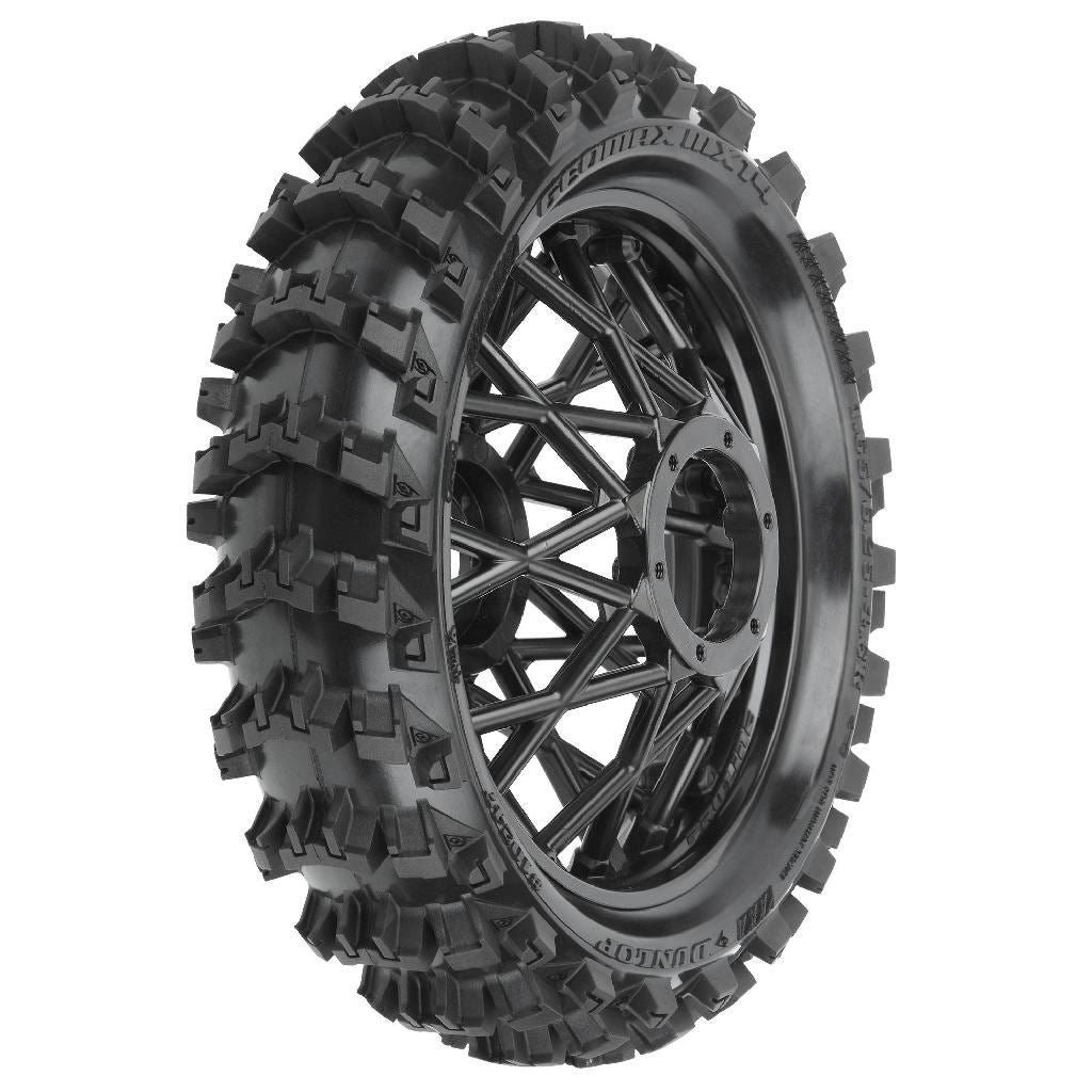 Pro Dunlop Geomax Mx14 V2 Bead Cr4 Rear Tire Mtd Bullyspoke Blac