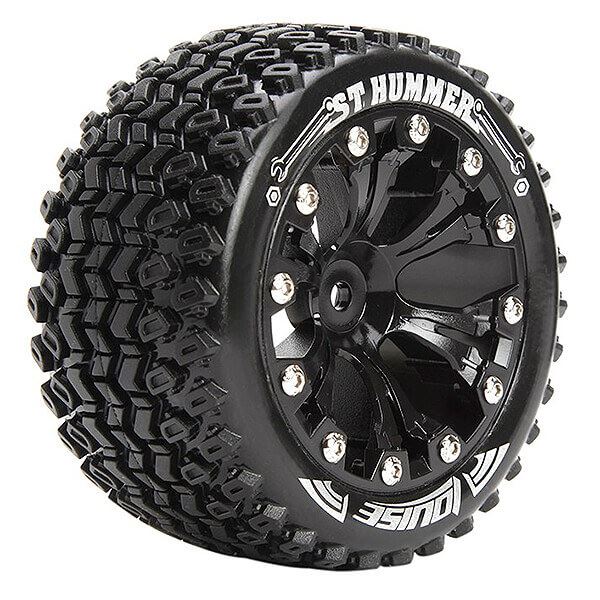 LOUISE RC ST-HUMMER 1/10 SOFT 0 OFFSET/BLACK EP STAMPEDE 2