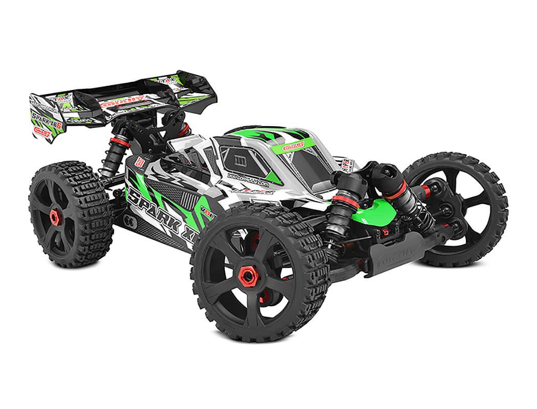 CORALLY SPARK XB6 6S BRUSHLESS BASHER BUGGY RTR - GREEN
