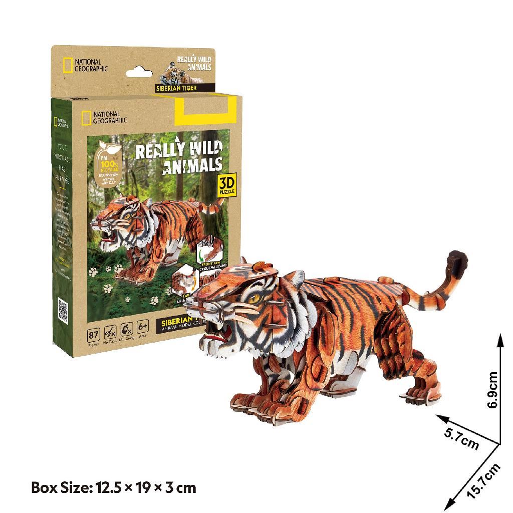 Cubicfun Siberian Tiger (87 Pieces)