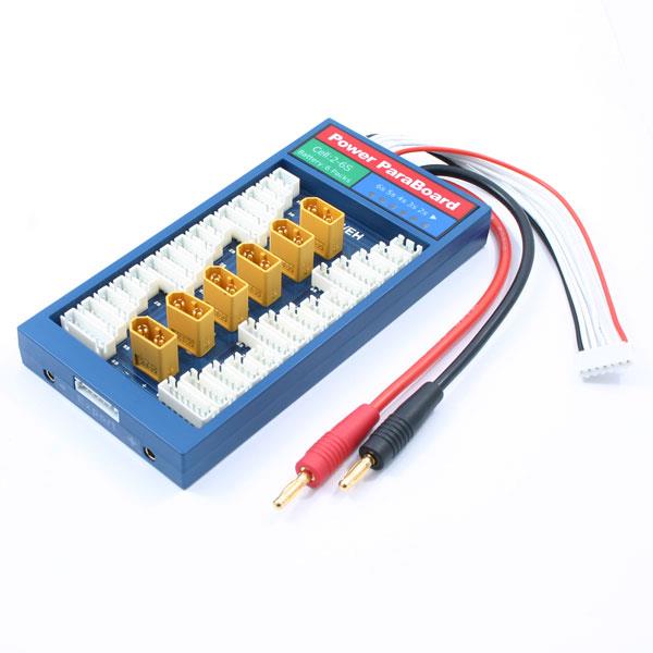 ETRONIX POWER PARABOARD 6PK w/XT-60 CONNECTOR & XH BALANCE