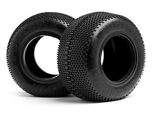 HPI Powerpin 2.2 Inch Mt Tire (White/2Pcs)