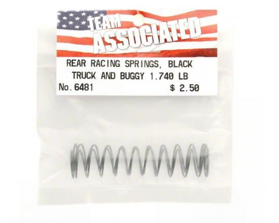 Team Associated Rear Spring Black