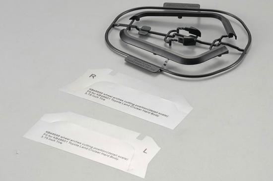 KILLERBODY FRONT WHEEL ARCHES SCALE (3.75" TYRE) FOR KB48601