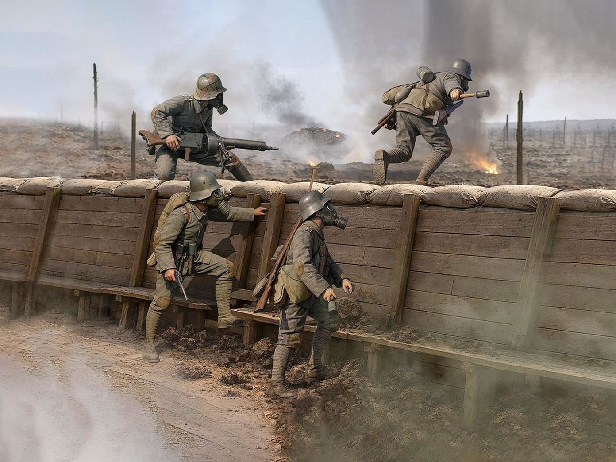 Icm 'Los, Los, Los, Attacke!' German Army Assault Unit (Sturmtruppen)