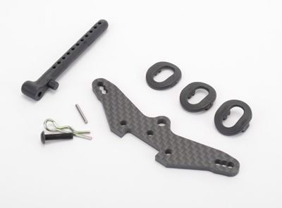 Schumacher C/F Front Shock Mount 5th Post - Mi6