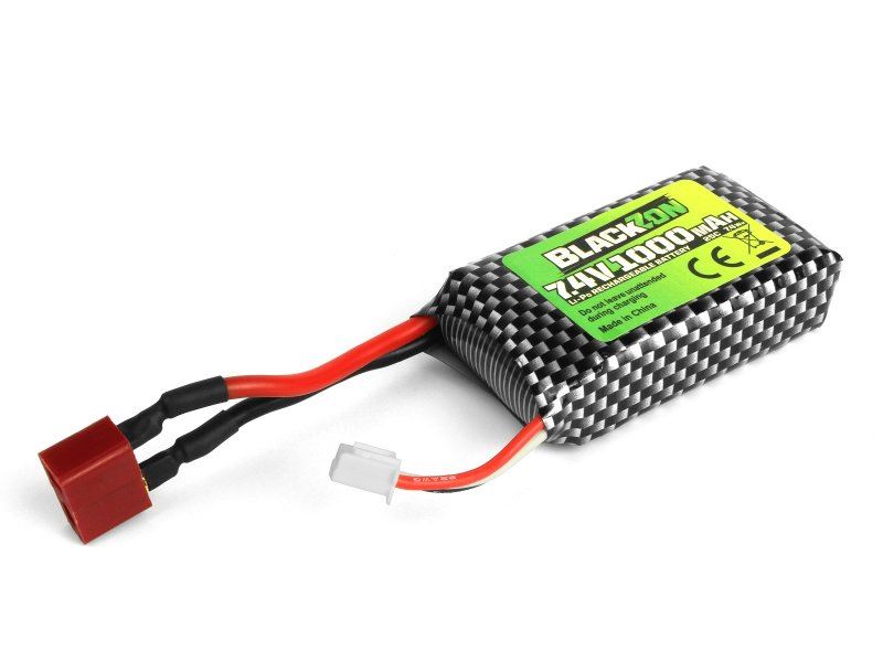 Battery Pack (Lipo 7.4V, 1000Mah), W/T-Plug