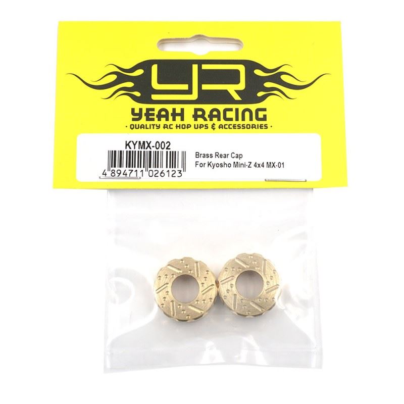 Yeah Racing Brass Rear Cap Weight For Kyosho Mini-Z 4x4 MX-01