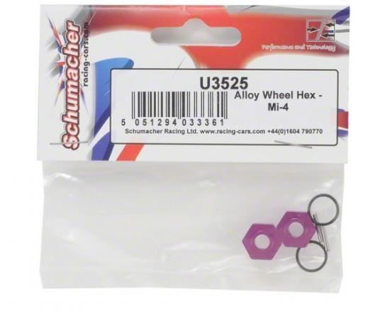 Schumacher Alloy Wheel Hex - Mi4 (pr)