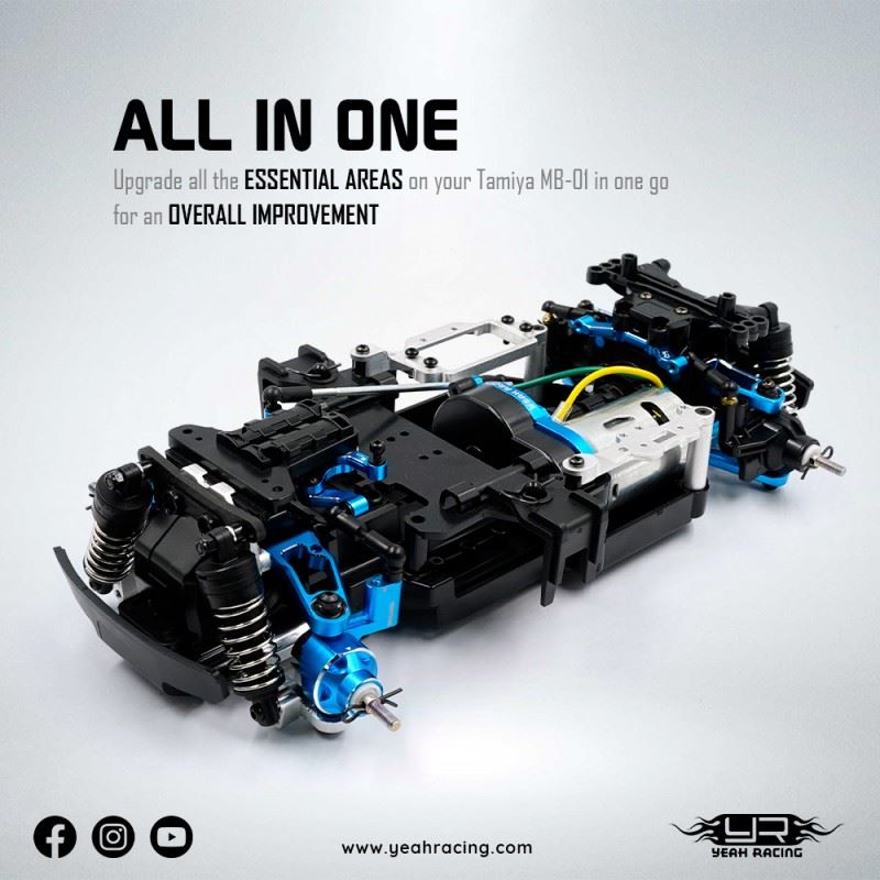 Yeah Racing Aluminum Essential Conversion Kit For Tamiya Mb-01