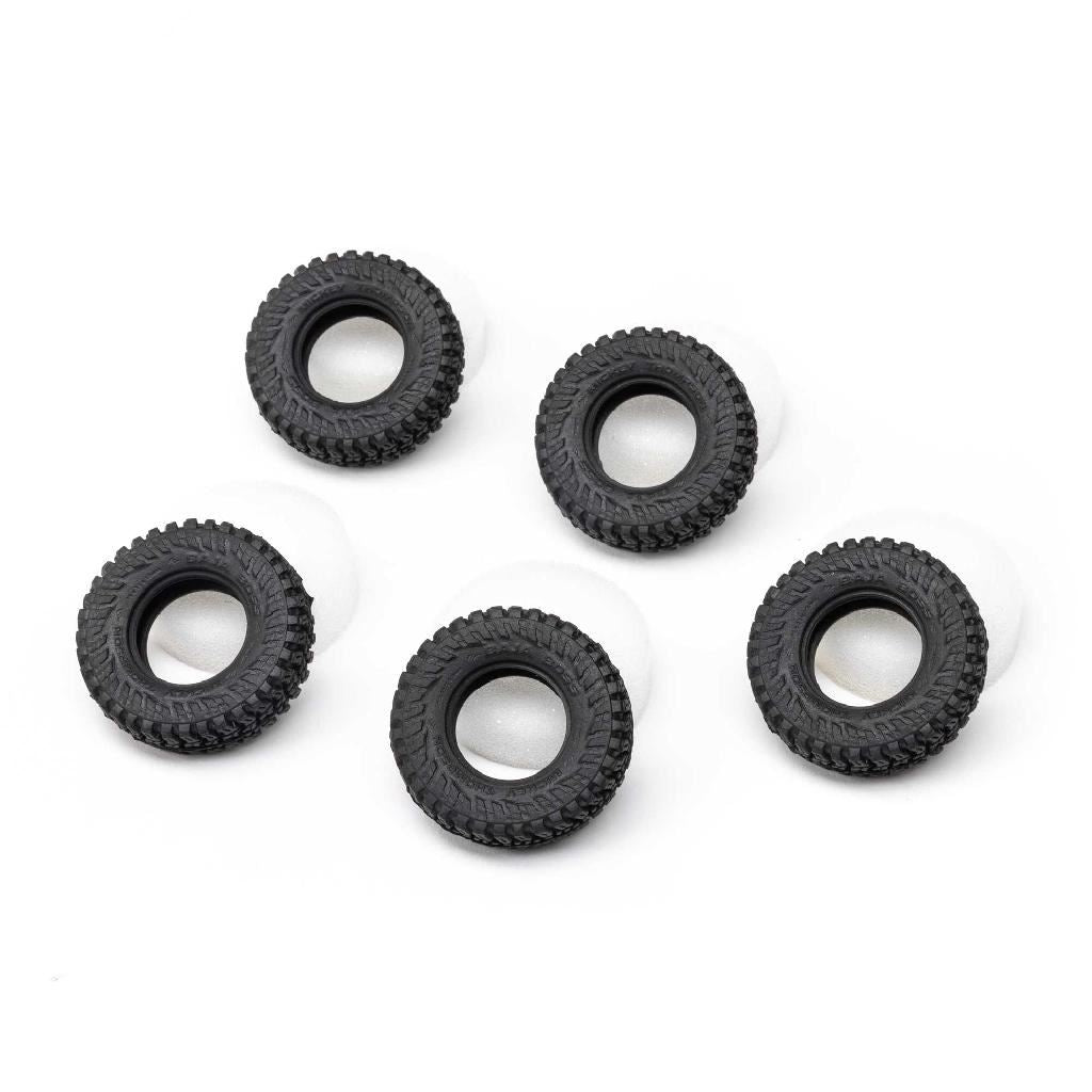 Axial Tires & Foam (5), M/T Baja Boss: Scx30