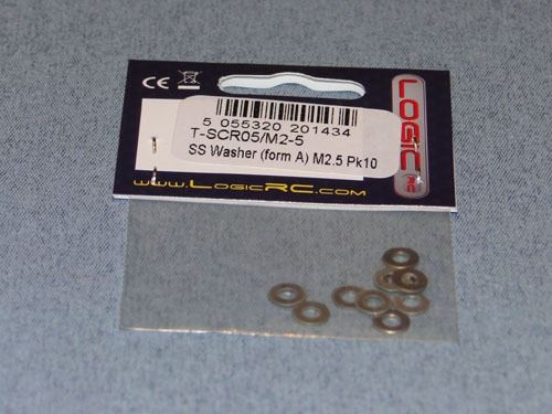 RACTIVE SS Washer (form A) M2.5 Pk10