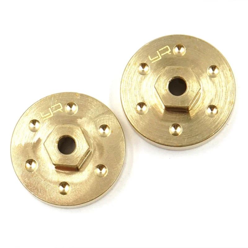 Yeah Racing Brass Wheel Hubs 7g each 2pcs For Axial SCX24