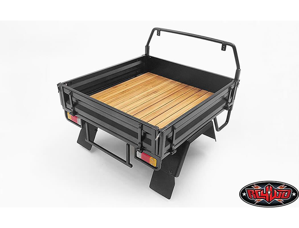 RC4WD KOBER REAR BED W/ MUD FLAPS FOR TF2 MOJAVE BODY (BLACK)
