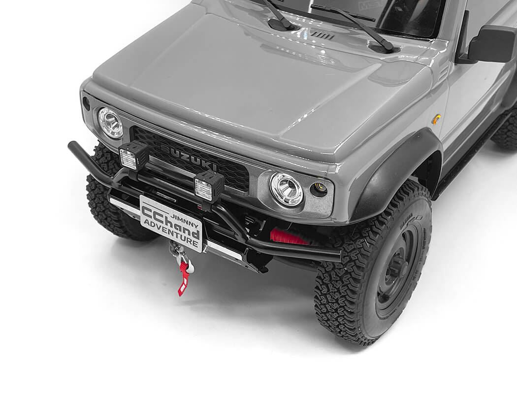 RC4WD STEEL TUBE FRONT BUMPER W/ FLOOD LIGHTS FOR MST 4WD OFF-ROAD CAR KIT W/ J4 JIMNY BODY