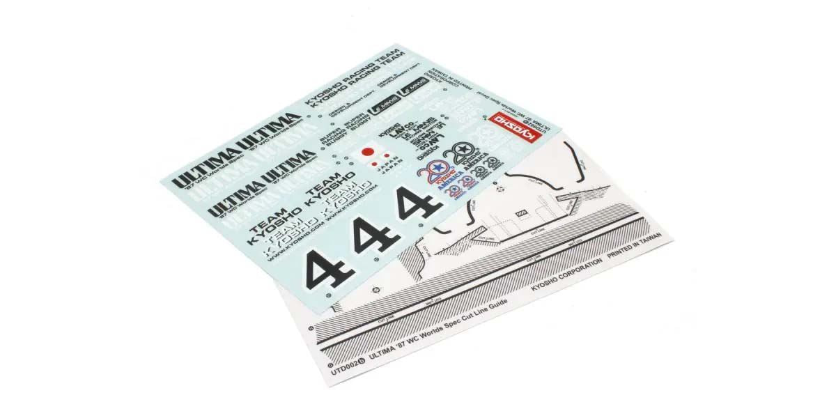 Decal Kyosho Ultima 87 Wc
