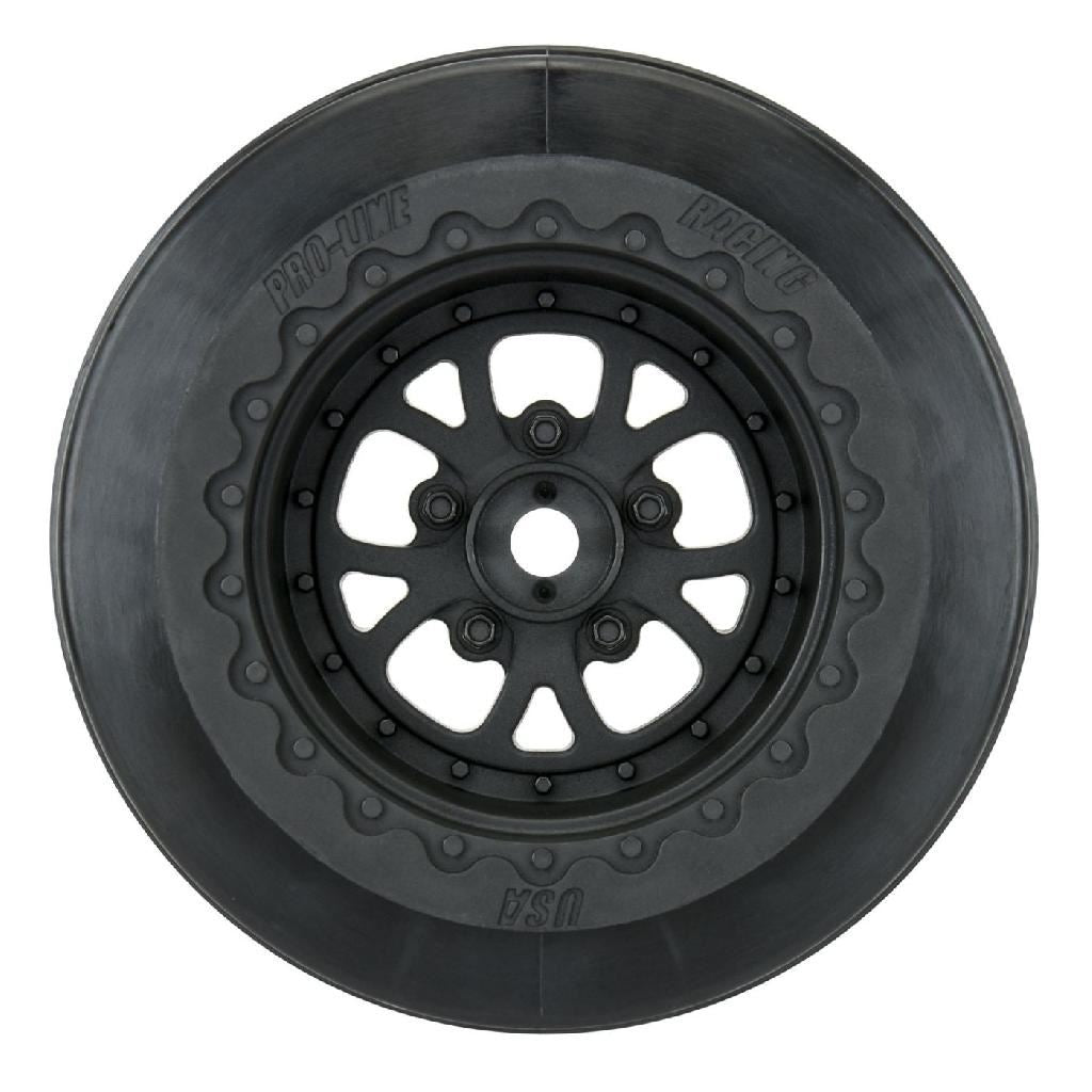 Proline 1/10 Pomona Drag Spec Rear 2.2In/3.0In 12mm Drag Wheels (2) Bl
