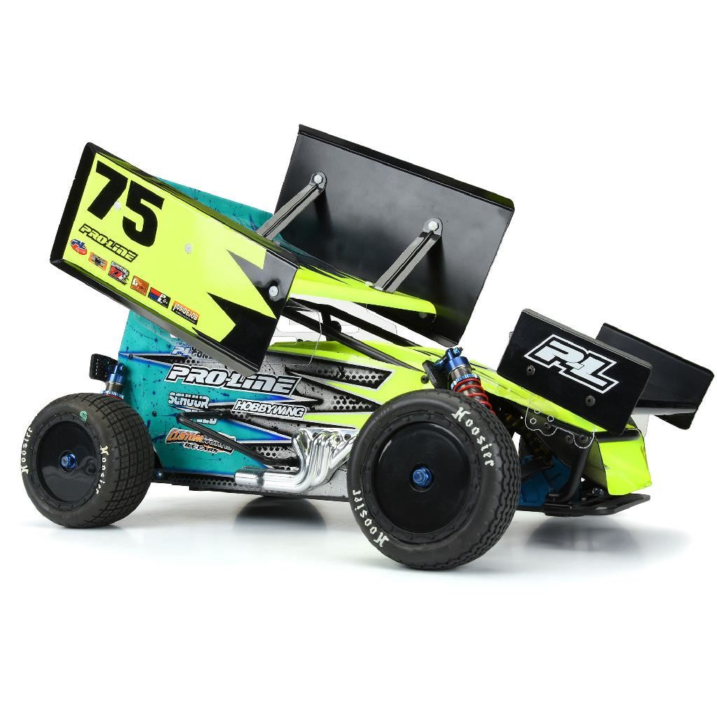 Proline 1/10 Showtime Front 2.2In 12mm Sprint Car Wheels (2) Black